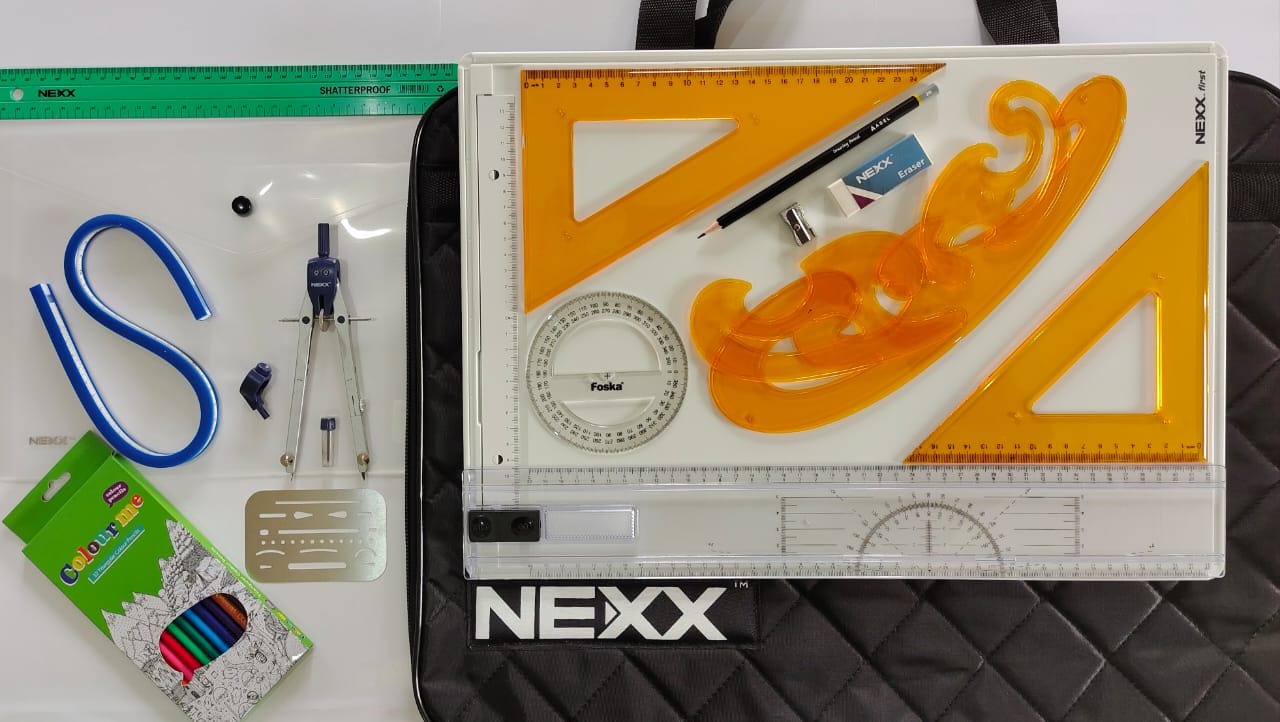 PaperSquare complete EGD stationery kit with padded bag and precision instruments